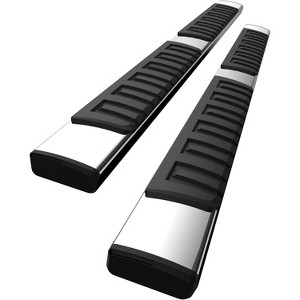"6.3" Running Boards for Silverado/Sierra, 2007-2018 1500 & 2007-2019 2500HD/3500HD, Crew Cab Only, Gas Engine Fit - 1 of 4