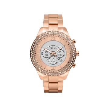  Fossil Women's Gen 6 42mm Stainless Steel and Silicone