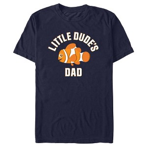 Men's Finding Nemo Little Dude’s Dad T-Shirt - 1 of 4