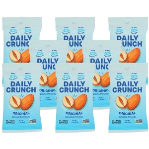 Daily Crunch Original Sprouted Almonds - Case of 8/1.5 oz - 1 of 3