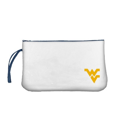 NCAA West Virginia Mountaineers Clear Zip Closure Wristlet