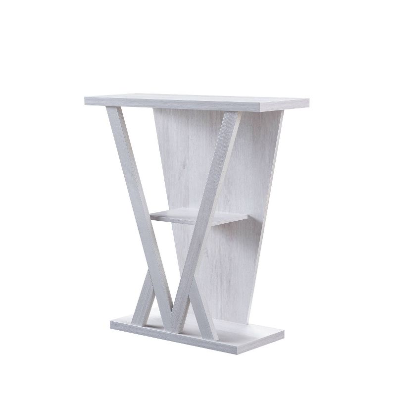 Nebra 3 Shelf Console Table White Oak - HOMES: Inside + Out, 1 of 6