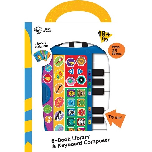 Baby Einstein My First Music Fun Keyboard Composer & 8 Book Library Boxed  Set - Pi Kids : Target
