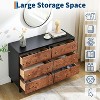 Zstar Modern Chest of Drawers, Drawers Dresser with Large Storage Unit for Bedroom, Living Room, Hallway, Natural Oak - 3 of 4