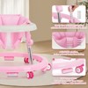 Wismind Baby Walker Adjustable Height Foldable Toddler Walker with Wheels and Activity Tray for Boys and Girls - 2 of 4