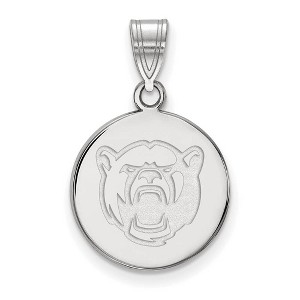 Black Bow Jewelry 10k White Gold Baylor Bears NCAA Medium Pendant - 1 of 3