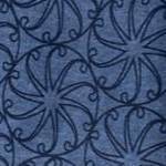 heather slate blue medallion