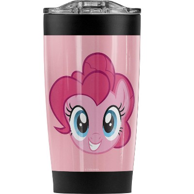 My Little Pony Pinky Pie Head Steel Tumbler 20oz Coffee Travel Mug