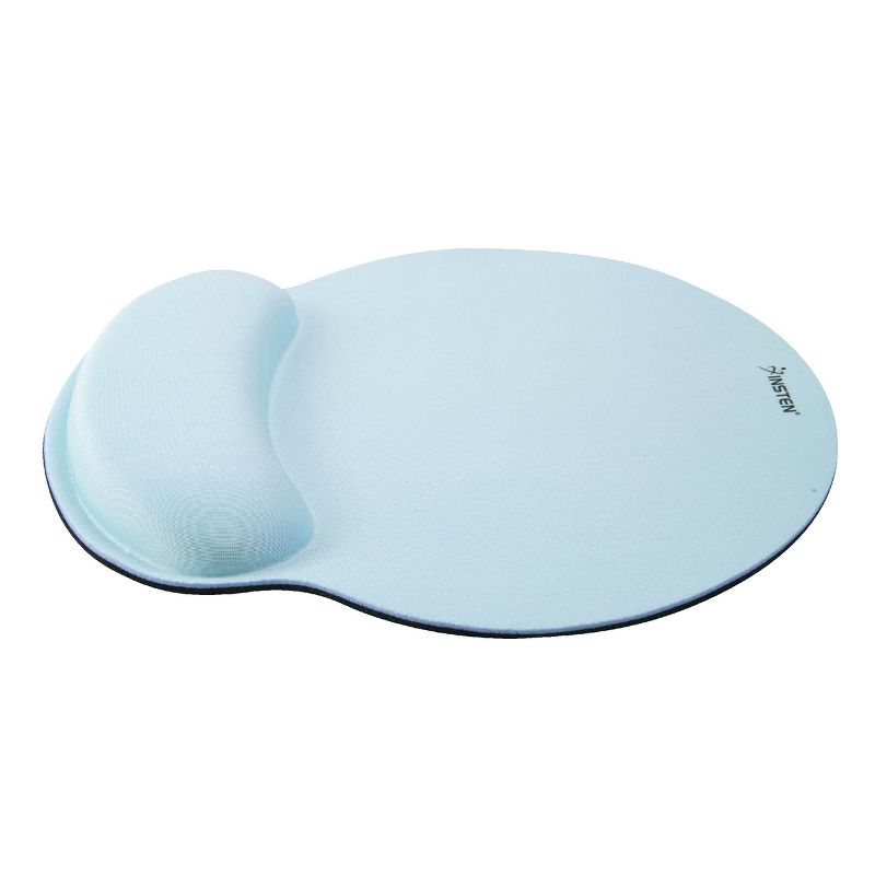 Insten Mouse Pad with Wrist Support Rest, Ergonomic Support, Pain Relief Memory Foam, Non-Slip Rubber Base, Round, 10 x 9 inches, 5 of 7