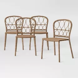 Britanna 4pk Wicker Rattan Chairs - Opalhouse™
