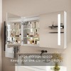 Bathroom Medicine Cabinet with Lights, 36x24 Inch Bathroom Storage Cabinet with Mirror, Defogger, Touch Switch - 3 of 4