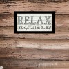 "Relax" By Susie Boyer, Ready to Hang Framed Print, Black Frame - 3 of 4