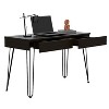 NicBex Home Office Desk 47.3" L Modern Writing Desk with 2 Large Drawers, Hairpin Legs and Wooden Desktop for Office, Study, Living Room - 2 of 4