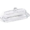 Bezrat Lead-Free Crystal Covered Modern French Butter Dish - 3 of 4