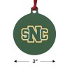 St. Norbert College Primary Logo Aluminum Holiday Christmas Tree Ornament - 3 of 4
