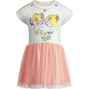 Disney Lion King Simba Nala Short Sleeve Dress - 1 of 4