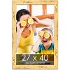 PosterPalooza | Shabby Chic Yellow Picture Frame - UV Acrylic, Foam Board Backing, Hanging Hardware - 2 of 4