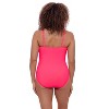Aqua Green, Women's Surplice Trim Overlay One Piece - 3 of 3