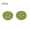 Unique Bargains Sewing Resin Round Flat 4-Hole Replacement Craft Buttons 20 Pcs - 3 of 4