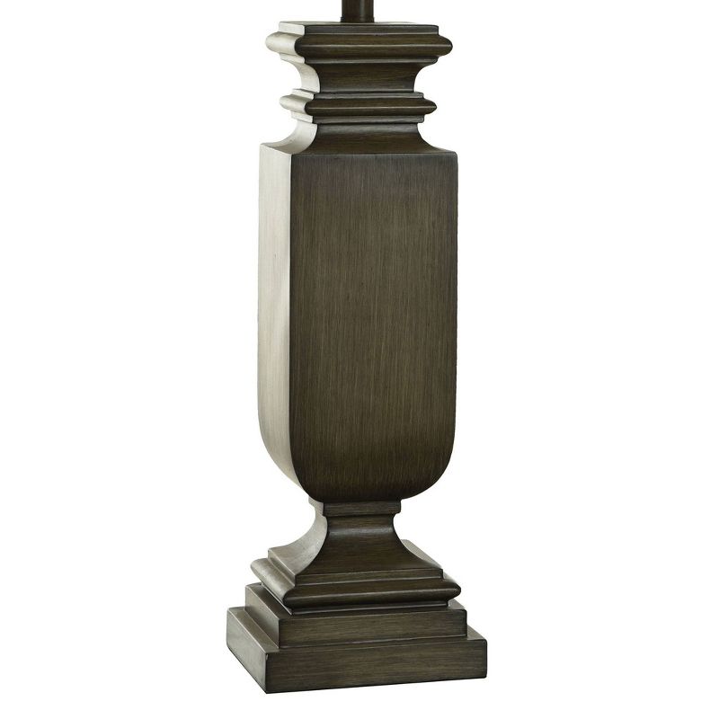 Dorthy Traditional Table Lamp Brown Faux Wood Finish - StyleCraft, 4 of 8
