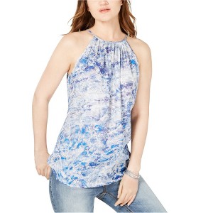 Karen Kane Womens Tie-Collar Halter Top Shirt - 1 of 1