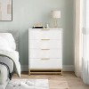 Zstar Modern 4 Drawer Dresser for Closet Hallway, Living Room - 4 of 4