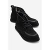 Martas - Black Suede Leather Zip Boot (Women) black suede 7 Forever & Always Shoes US - 2 of 4