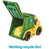 Kidoozie Lights N' Sounds Recycle Truck, Friction Powered, Opening Recycle Bin, For Ages 3+ - 3 of 4
