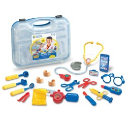 B toys Wee MD Toy Doctor Set Pretend Play Deluxe Doctor Playset, 