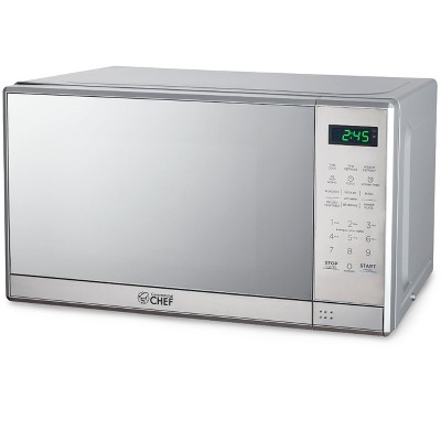 Commercial Chef Countertop Microwave Oven 0.9 Cu. Ft. 900w, Stainless Steel  And Black : Target