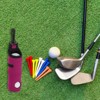 Unique Bargains Neoprene Waist-Mounted Lightweight Golf Ball Carry Bags 2 Pcs - 4 of 4