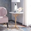 Carolyn Accent Table - FOX2512A - Gold/White - Safavieh Couture - 2 of 4
