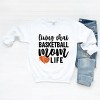 Simply Sage Market Women's Graphic Sweatshirt Basketball Mom Life - 3 of 4