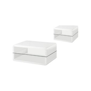 Coaster,Elana 2-piece Coffee and End Table Set - 1 of 4