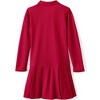 Lands' End Kids Long Sleeve Mesh Pleated Polo Dress - 4 of 4