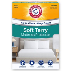 Arm & Hammer Soft Terry Mattress Protector - 1 of 4