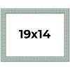 PosterPalooza | Refined Blue Picture Frame - UV Acrylic, Backing Board, Hanging Hardware Included - 2 of 4