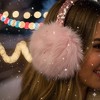 FAAYFIAN Cozy Ear Muffs for Winter Women & Teens Soft Furry Outdoor Fluffy Faux Fur Ear Warmer - 2 of 4