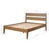Donco Kids Low Board Full Urban Oak Platform Bed - 2 of 4