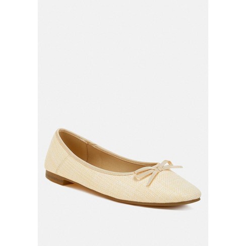 Paper Rings Raffia Ballet Flats : Target