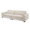 104.72'' Fabric Mid-Century Modern 3-Seater Sofa with High-Density Cushions for Living Room - 2 of 4