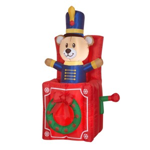 National Tree Company 5 ft. Inflatable Jack-In-The-Box - 1 of 1