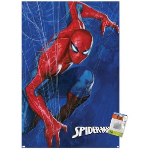 Trends International Marvel Spider-Man: World Of Webs - Posing Unframed Wall Poster Prints - 1 of 4