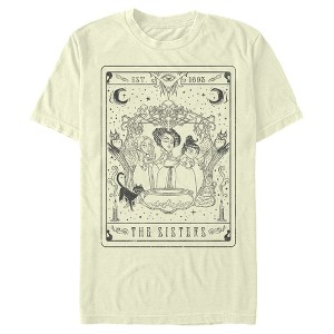 Men's Disney Hocus Pocus Sanderson Sister Tarot Card T-Shirt - 1 of 3
