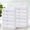 Ribbed Textured Border Zero Twist Cotton Medium Weight Towel Set by Blue Nile Mills - 2 of 4