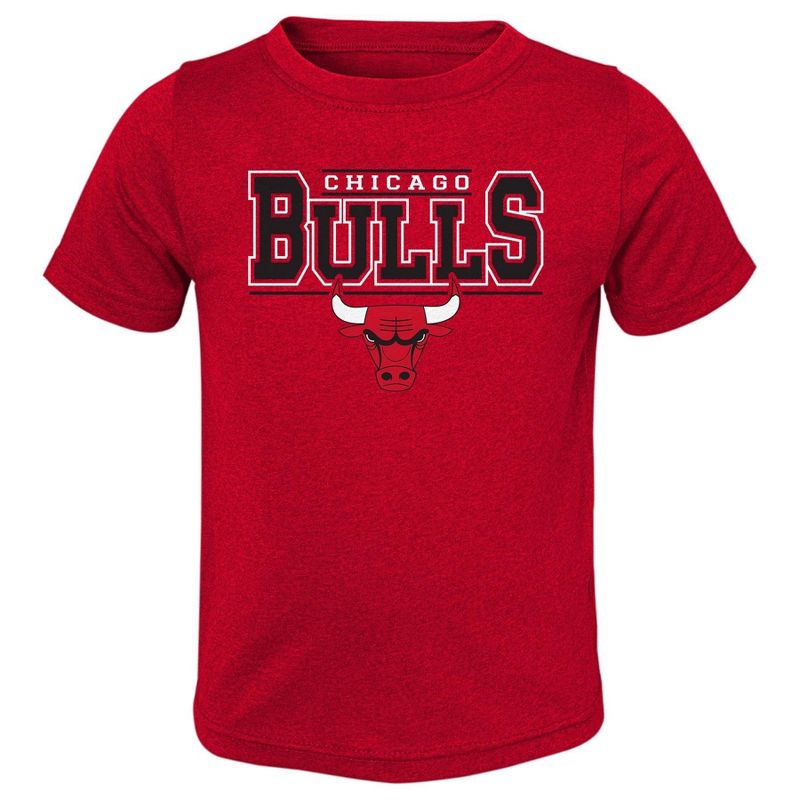 NBA Chicago Bulls Toddler 2pk T-Shirt, 3 of 4