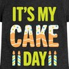 Girls' - Instant Message - Its My Cake Day Fitted Short Sleeve Graphic T-Shirt - 2 of 4