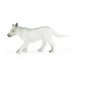 CWG | Fox, Artic, Polar, Very Nice Plastic Animal Toy, Figure, Model ,    3"    CWG119 B237 - 1 of 4