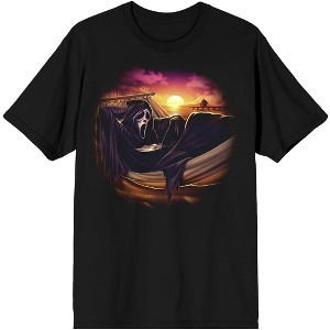 Ghostface Spring Break Crew Neck Short Sleeve Men's Black T-shirt - 1 of 3