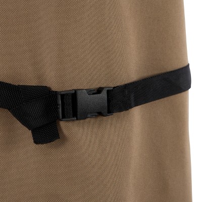 Beige Heavy-Duty Waterproof Patio Umbrella Cover with UV Protection